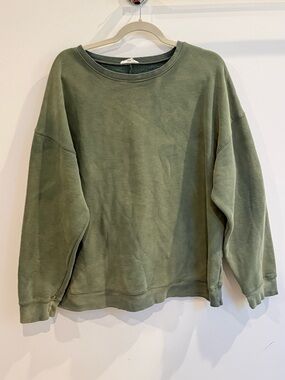 easel Olive Crewneck Sweatshirt